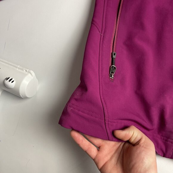 Patagonia Women L Soft Shell Jacket Fleece Purple Outdoor Hiking Jacket **READ** - Picture 12 of 16